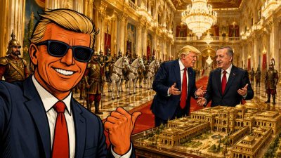 Donald entdeckt Erdogans Palast – und verlangt sofort ein Upgrade für sein Ego